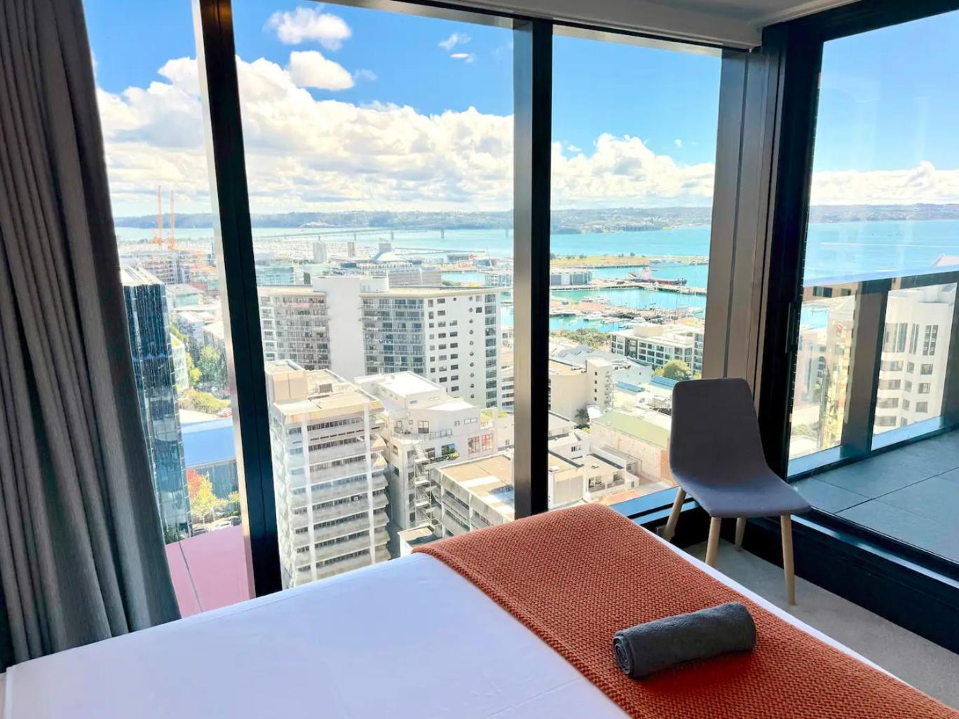 Gorgeous Seaview 2 Bedroom Apartment In Auckland Cbd Eksteriør bilde