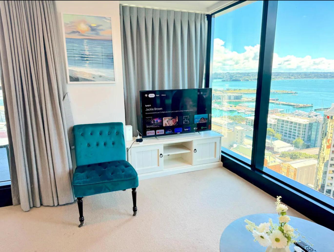 Gorgeous Seaview 2 Bedroom Apartment In Auckland Cbd Eksteriør bilde