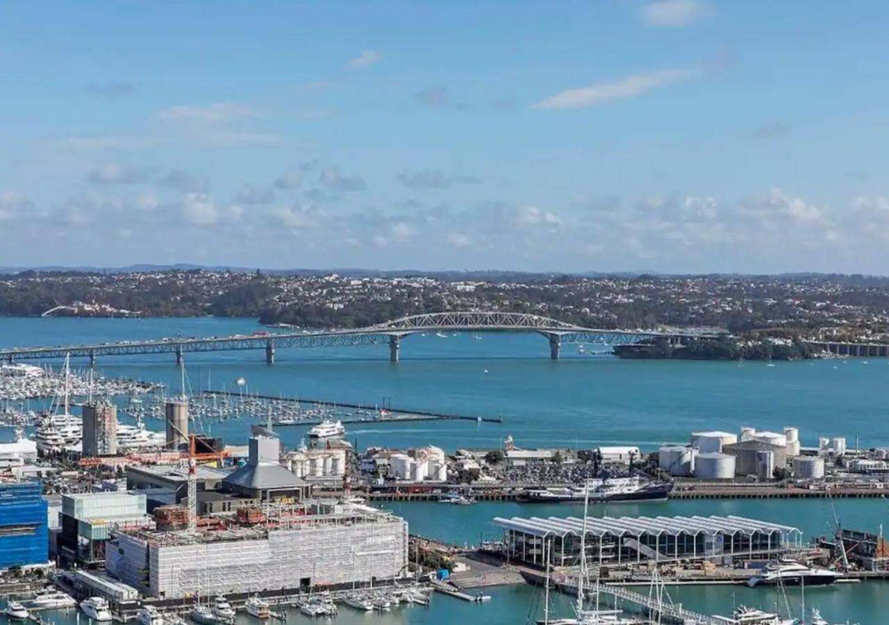 Gorgeous Seaview 2 Bedroom Apartment In Auckland Cbd Eksteriør bilde