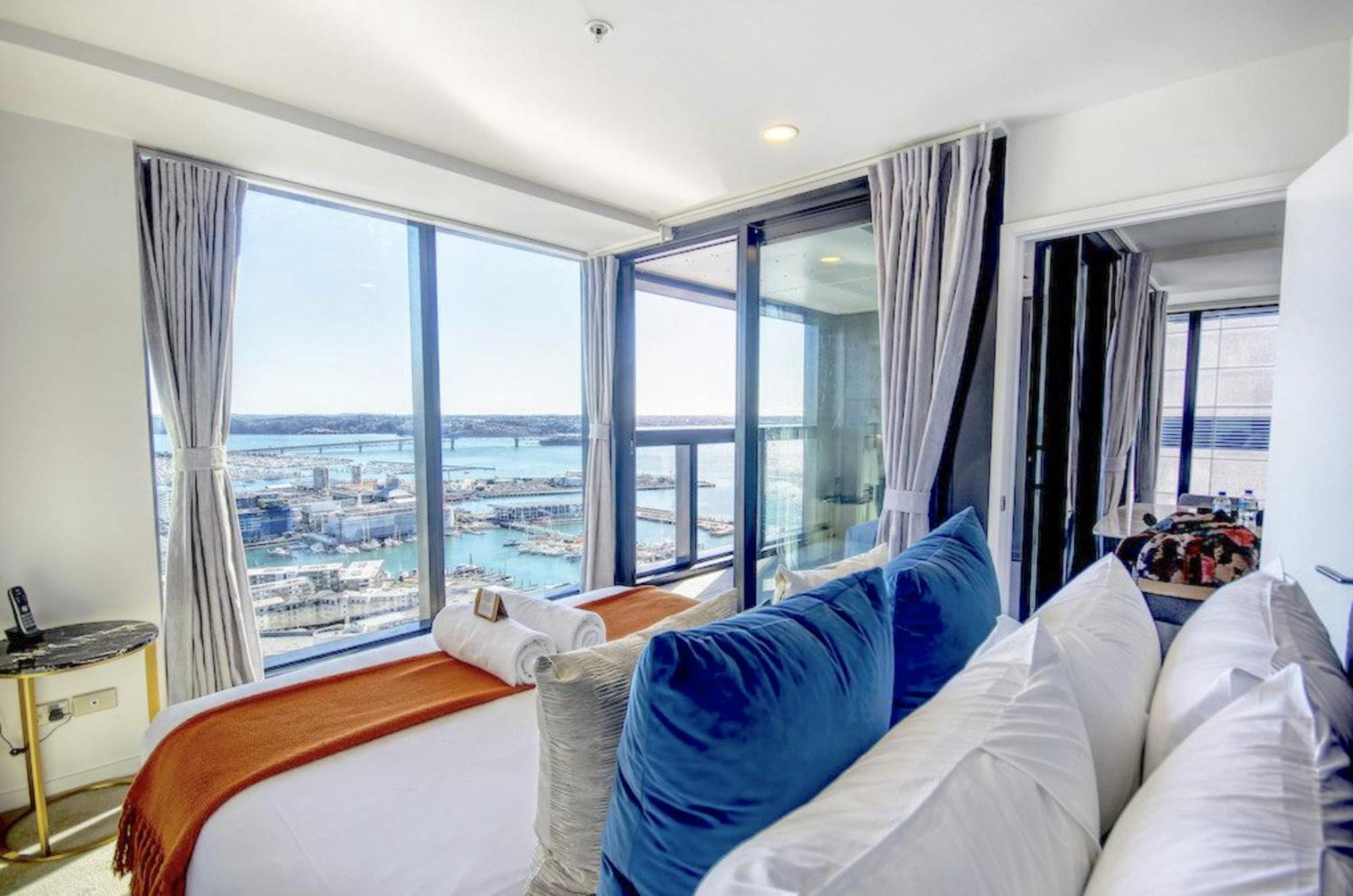 Gorgeous Seaview 2 Bedroom Apartment In Auckland Cbd Eksteriør bilde