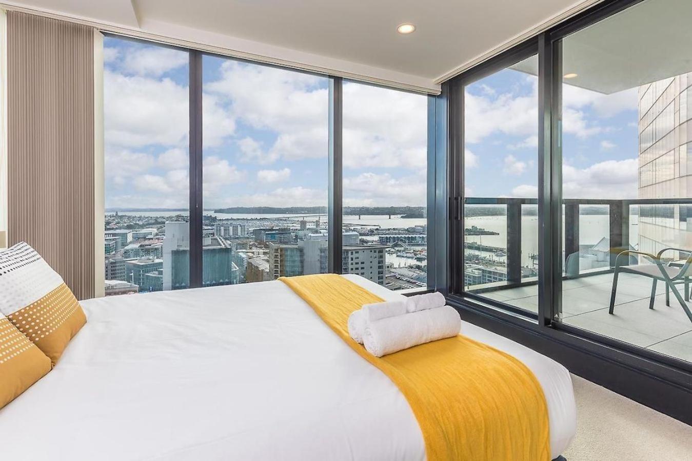 Gorgeous Seaview 2 Bedroom Apartment In Auckland Cbd Eksteriør bilde