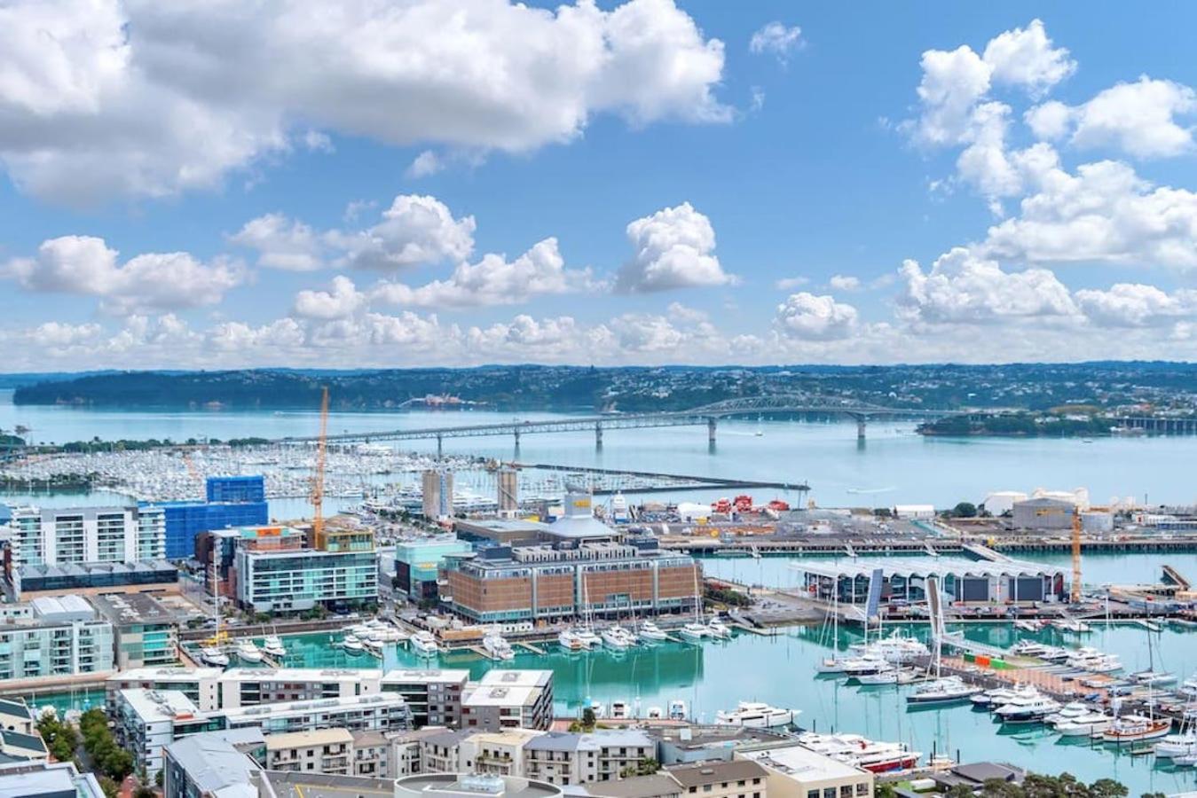 Gorgeous Seaview 2 Bedroom Apartment In Auckland Cbd Eksteriør bilde